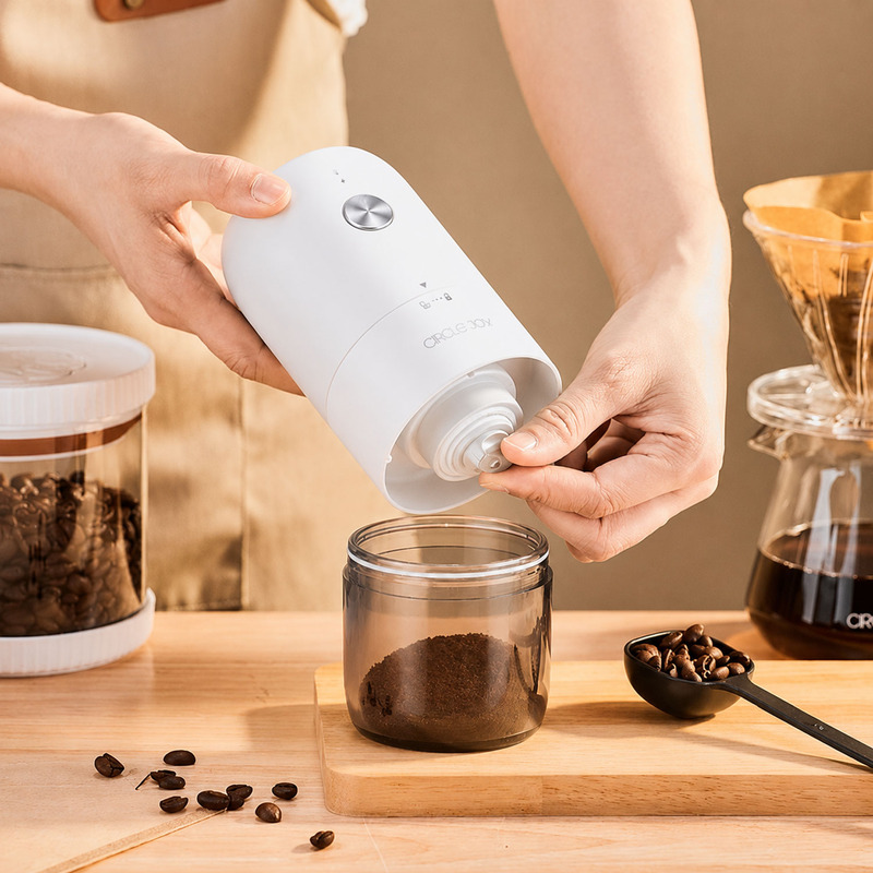 Кавомолка бездротова Xiaomi Circle Joy Electric Coffee Grinder (CJ-DMDJ05) White