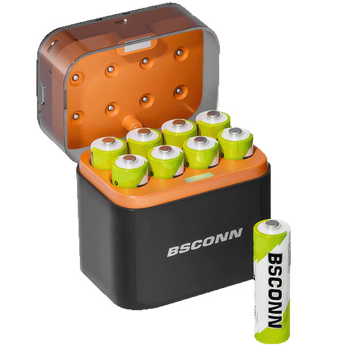 Акумуляторні батареї із зарядним кейсом Xiaomi BSCONN Li-ion AA 1.5V 2200 mAh 8 шт (TF-CD-009LDC)