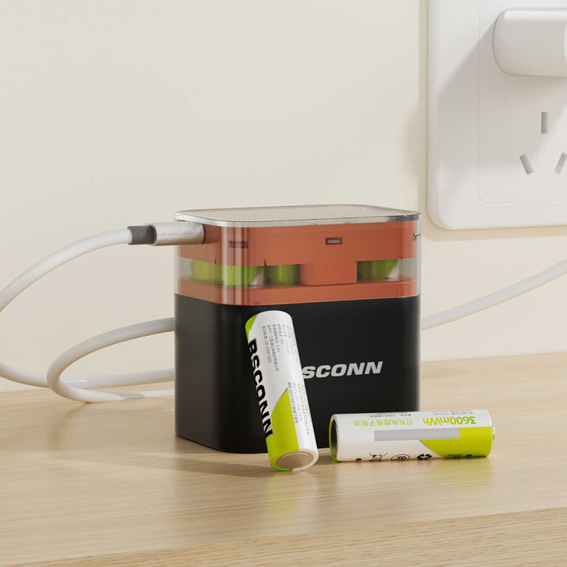 Акумуляторні батареї із зарядним кейсом Xiaomi BSCONN Li-ion AA 1.5V 2200 mAh 8 шт (TF-CD-009LDC)