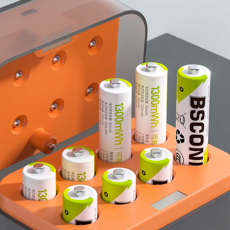 Акумуляторні батареї із зарядним кейсом Xiaomi BSCONN Li-ion AAA 1.5V 780 mAh 8 шт (TF-CD-011CE)