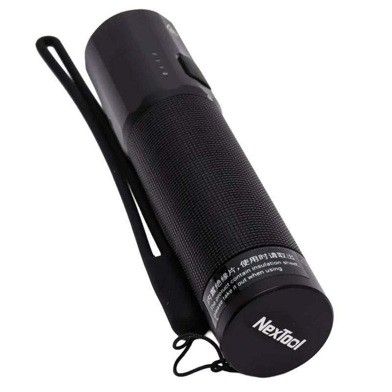 Ліхтарик автомобільний Xiaomi NexTool Strong Straight Flashlight 1200Lm PowerBank (NE20069)