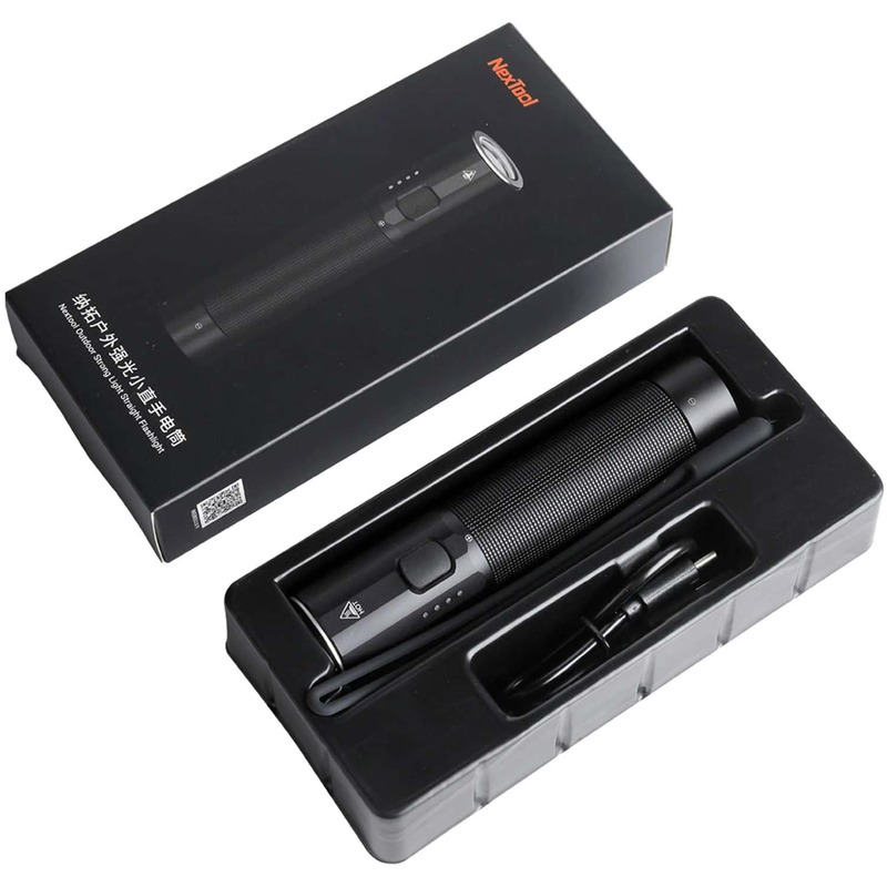 Ліхтарик автомобільний Xiaomi NexTool Strong Straight Flashlight 1200Lm PowerBank (NE20069)