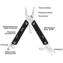 Мультитул Xiaomi NexTool Mini Sailor S10 Lite (NE20314) Black  опис
