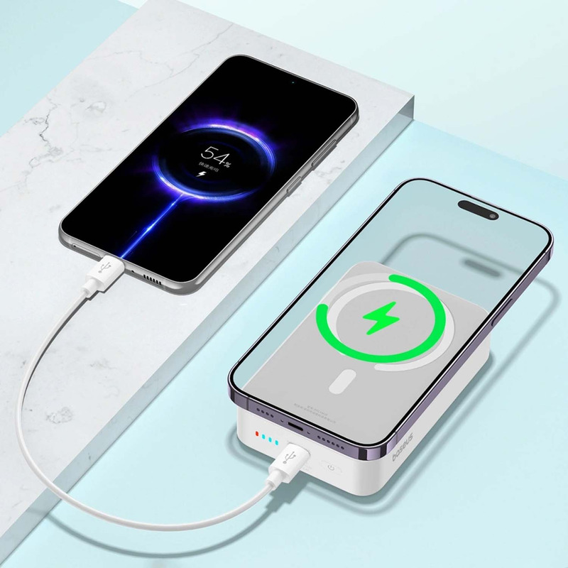 Внешний MagSafe аккумулятор Baseus EnerFill FM41 Power Bank 20000mAh 20W White
