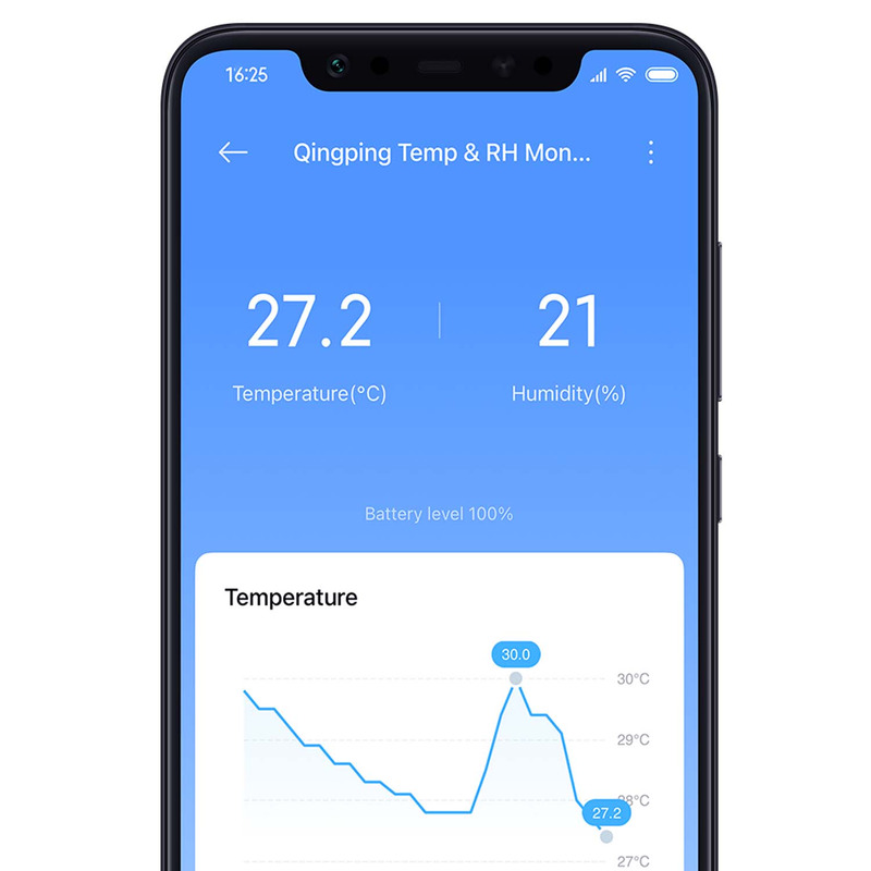 Умный датчик температуры и влажности (термогигрометр) Xiaomi Qingping E-ink (CGG3)