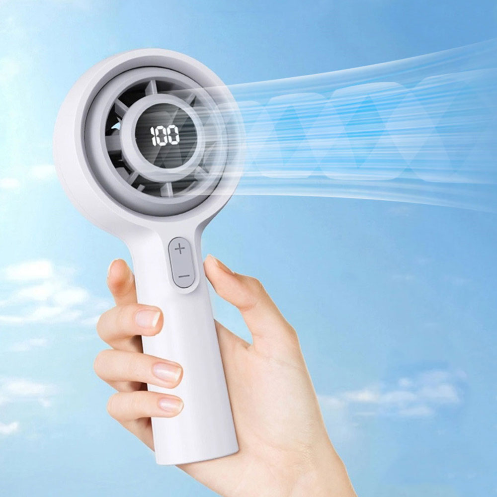 Портативный вентилятор с PowerBank Portable Handheld Fan (GXF06)