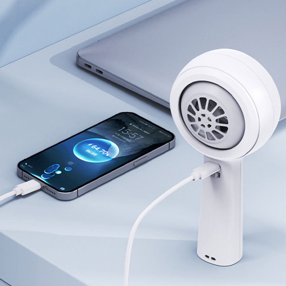 Портативный вентилятор с PowerBank Portable Handheld Fan (GXF06)