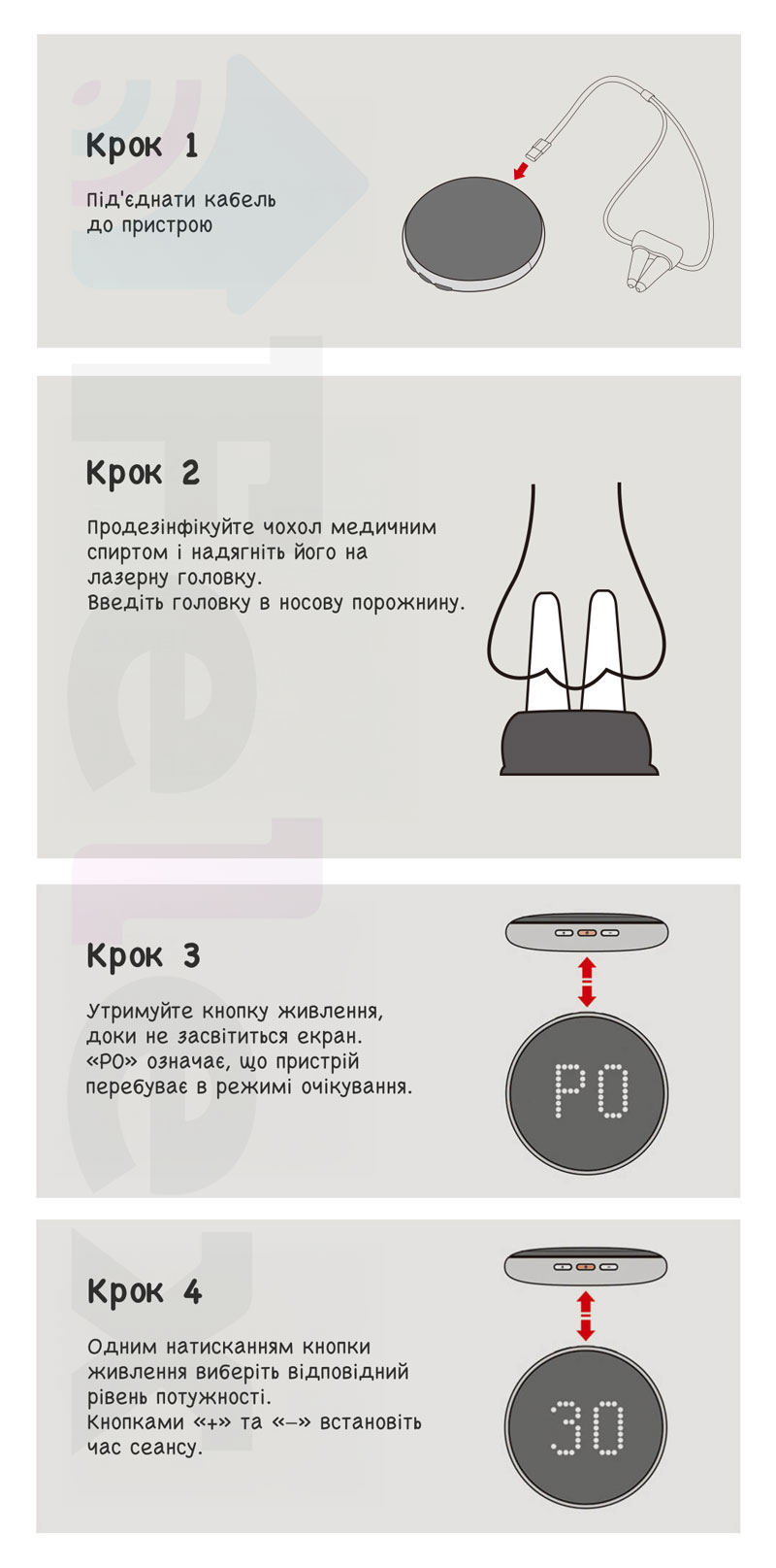Апарат для лазерної терапії риніту Zdeer Laser Diode Therapy Device (ZD-BY10N)