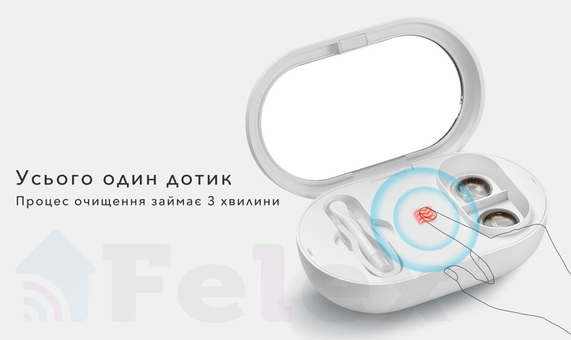 Ультразвуковий очищувач для контактних лінз Xiaomi EraClean Contact Lens Ultrasonic Clean (GM01)