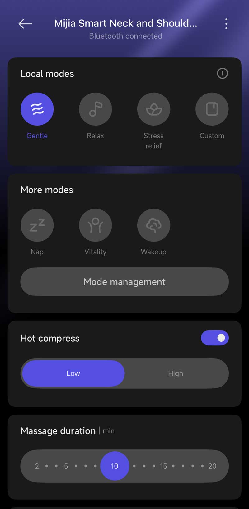 Умный массажер для шеи и плеч Xiaomi MiJia Smart Shoulder and Neck Massager (MJJJAMY01YMYY)