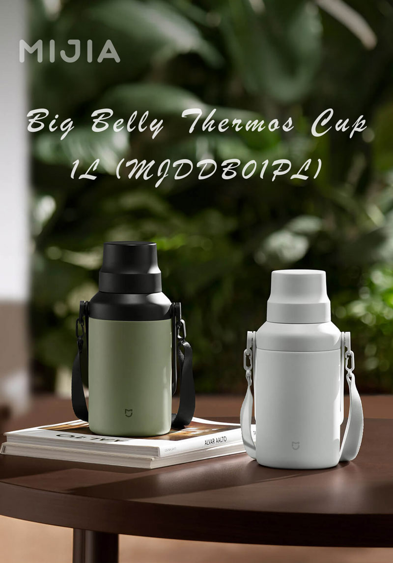 Термос Xiaomi MiJia Big Belly Thermos Cup 1L (MJDDB01PL) White