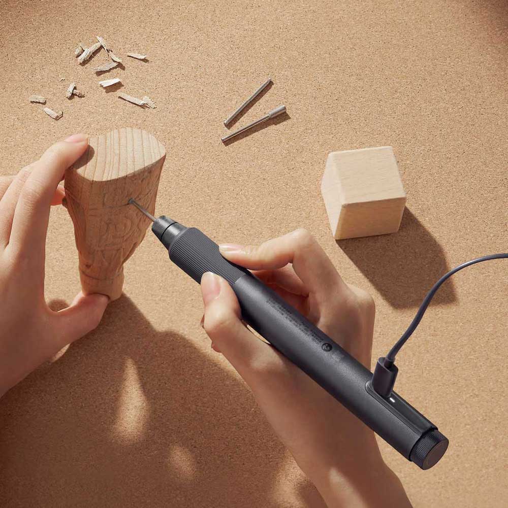Гравер акумуляторний Xiaomi MiJia Electric Carving Pen 16 насадок (MJDMB001QW)