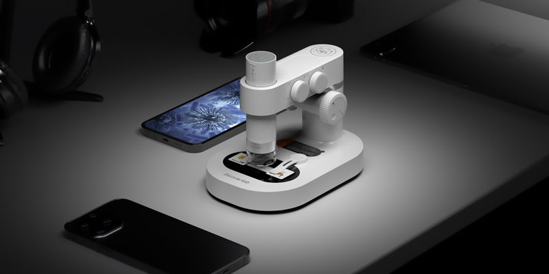 Умный портативный микроскоп Xiaomi BeaverLAB Darwin M1B Digital Microscope (DDL-M1B) Kit