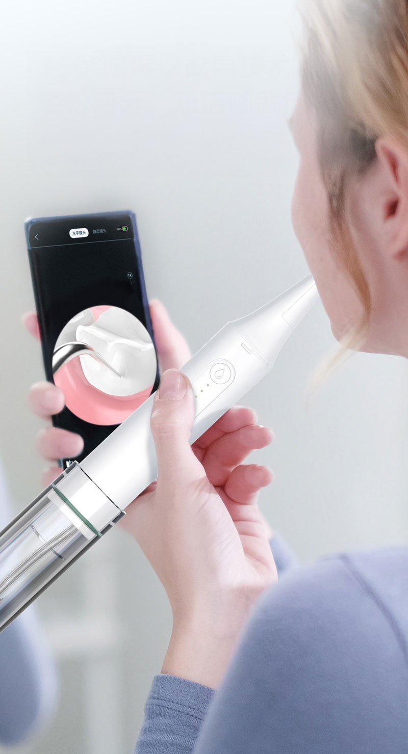 Ультразвуковой скалер для чистки зубов Xiaomi Sunuo T13 Pro Smart Visual Scaler
