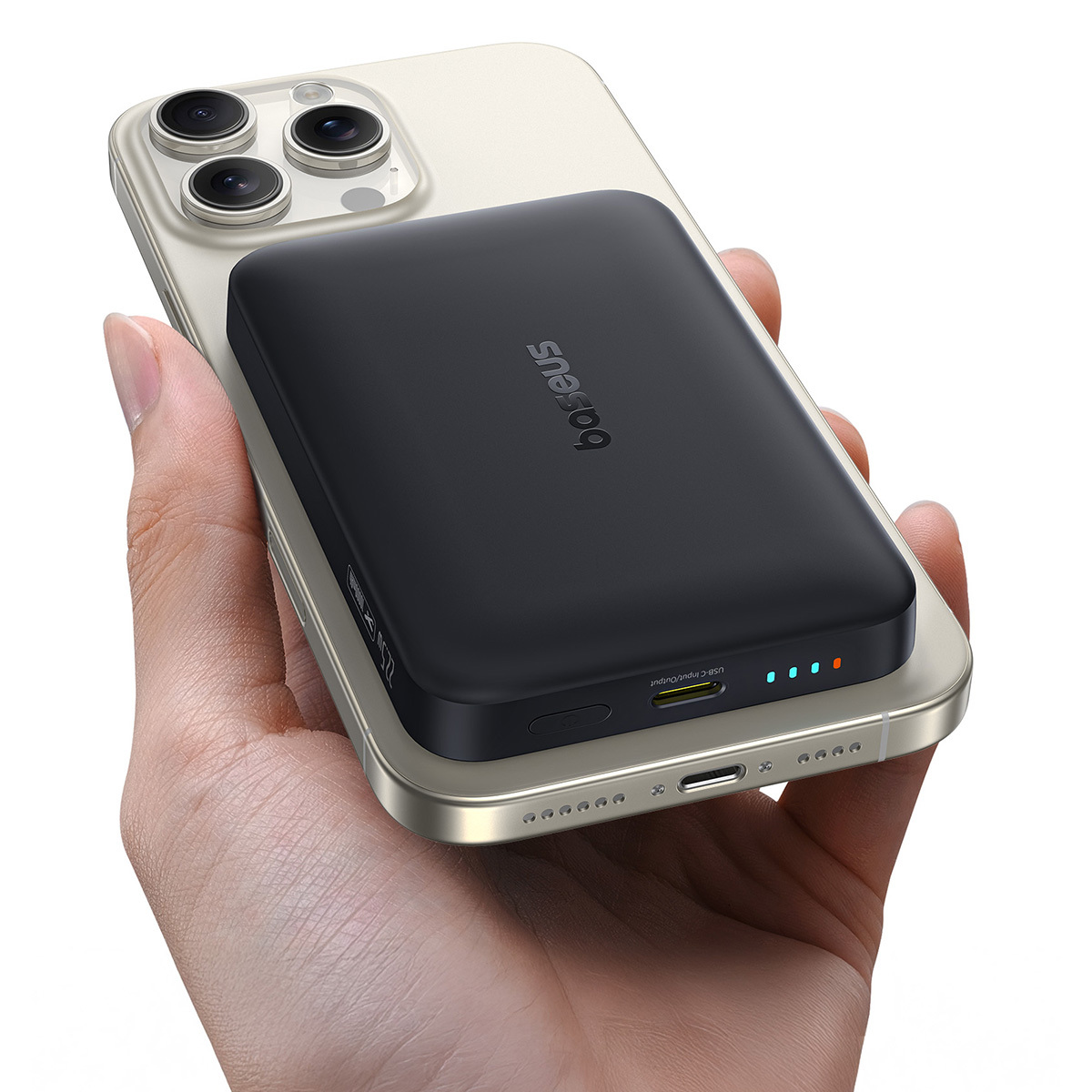 Зовнішній MagSafe акумулятор Baseus EnerFill FM11 Ultra-Mini Power Bank 10000mAh 22.5W Black