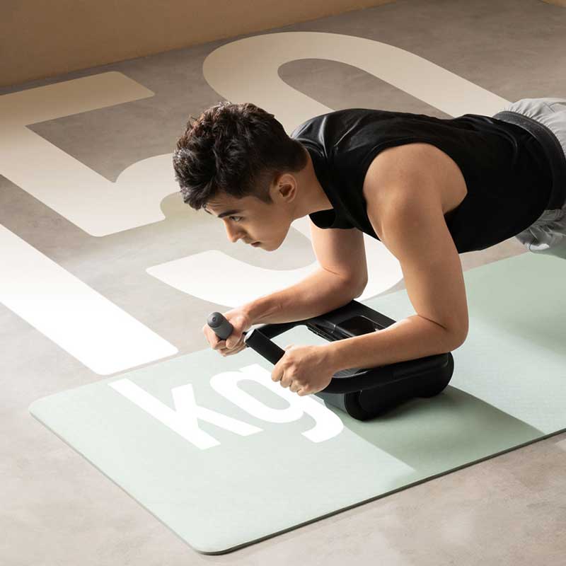 Розумний роликовий тренажер для преса Xiaomi MiJia Smart Abdominal Wheel (MJJFL01YM)