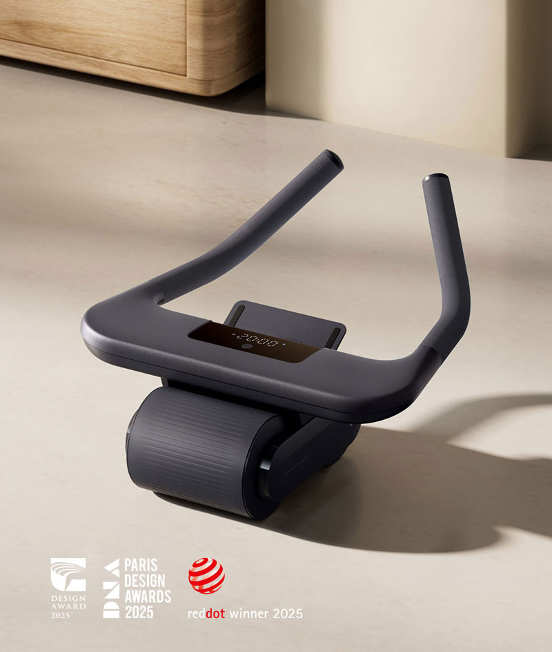 Розумний роликовий тренажер для преса Xiaomi MiJia Smart Abdominal Wheel (MJJFL01YM)