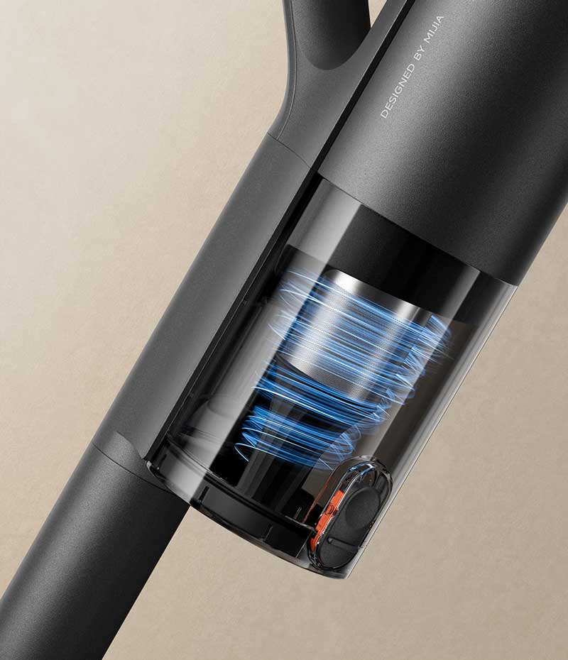 Циклонный воздуховод Xiaomi MiJia Car Vacuum Cleaner для стабильной тяги