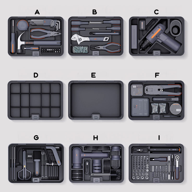Універсальна ножівка зі змінними полотнами Xiaomi JIMIHOME Cutting Tools Set JimiBox (X0-G)