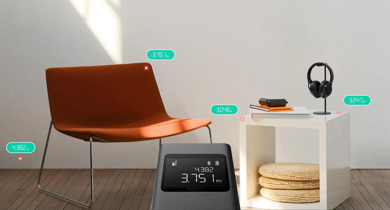 Вимірювання відстані до 40 метрів Xiaomi MiJia Smart Laser Measure