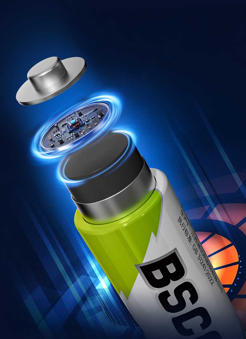 Акумуляторні батарейки із зарядним кейсом Xiaomi BSCONN Li-ion AA 1.5V 2200 mAh 8 шт. (TF-CD-009LDC)