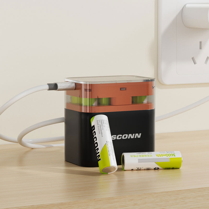 Акумуляторні батарейки із зарядним кейсом Xiaomi BSCONN Li-ion AA 1.5V 2200 mAh 8 шт. (TF-CD-009LDC)