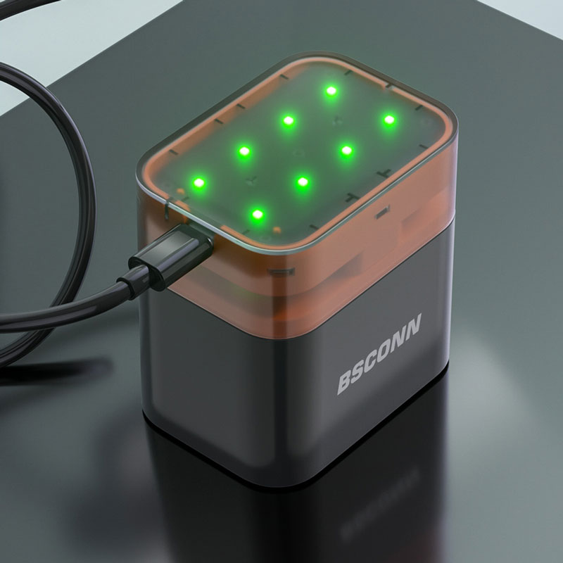 Акумуляторні батарейки із зарядним кейсом Xiaomi BSCONN Li-ion AAA 1.5V 780 mAh 8 шт. (TF-CD-011CE)