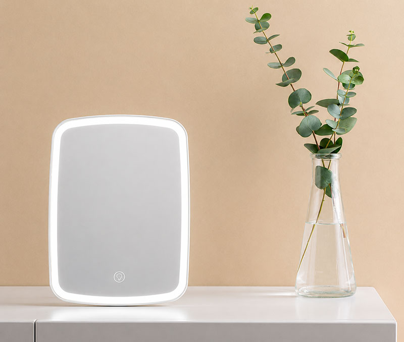 Дзеркало для макіяжу з LED підсвічуванням Xiaomi Jordan-Judy Tri-color Makeup Mirror 9.5 NV505