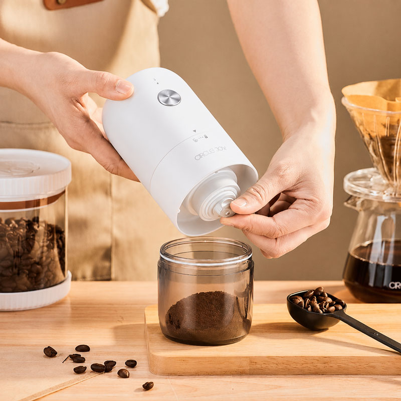 Кавомолка бездротова Xiaomi Circle Joy Electric Coffee Grinder (CJ-DMDJ05) White
