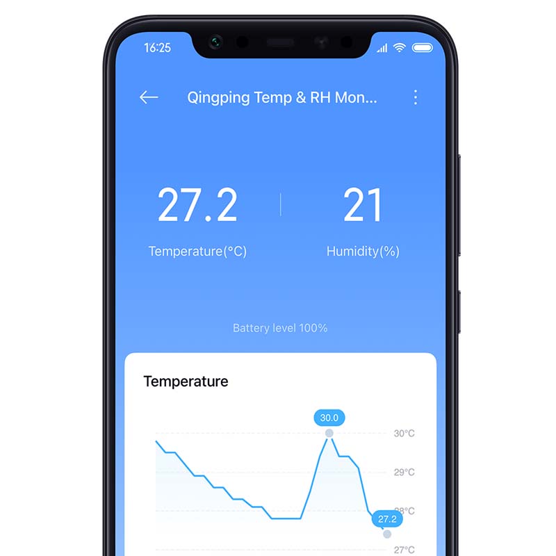 Умный датчик температуры и влажности (термогигрометр) Xiaomi Qingping E-ink (CGG3)